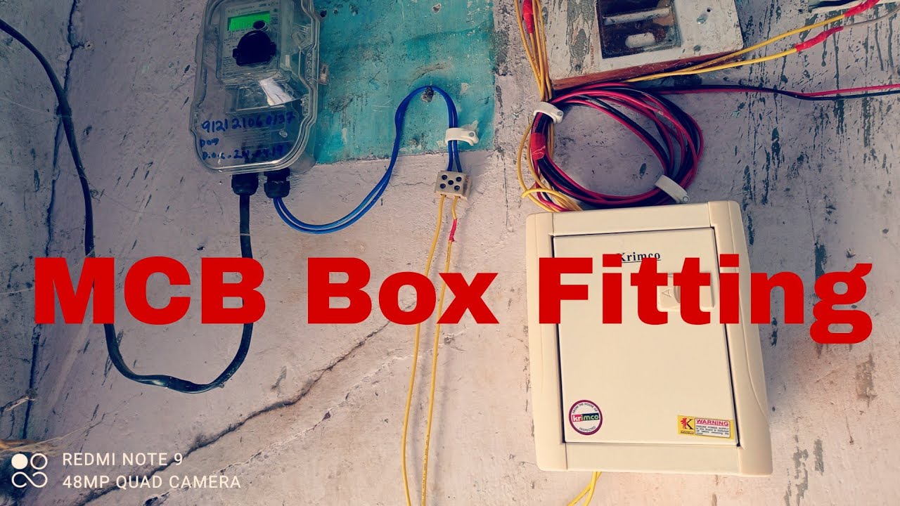MCB Box Fitting | Old mcb change New MBC Fitting | Old house Wiring