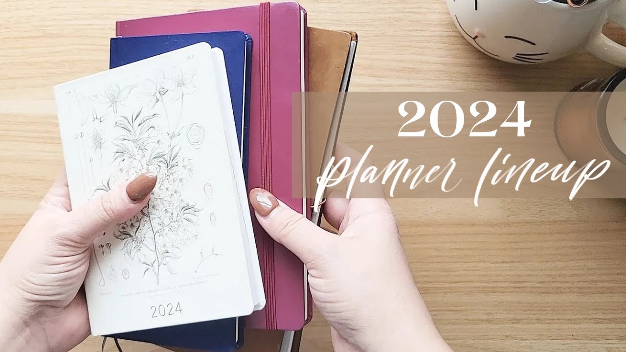 2024 Planner & Journal Lineup (Techo Kaigi) | My first YouTube video 🥺