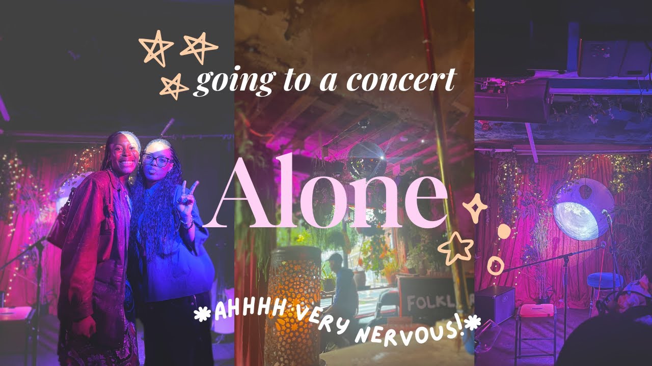 i went to a concert alone *ahhhh* ‎♡🎸🎶‎‧₊˚