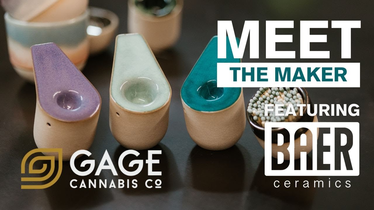 Meet the Artist: Baer Ceramics at Gage Cannabis Co. 🎨 | Handmade Cannabis Accessories