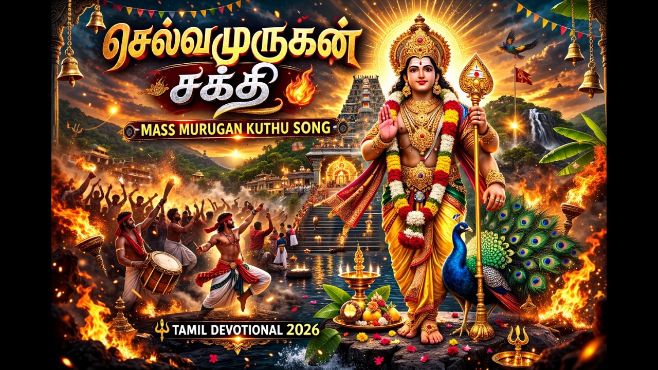 செல்வமுருகன் சக்தி 🔥 | Mass Murugan Kuthu Song | Tamil Devotional 2026 VP SONGS
