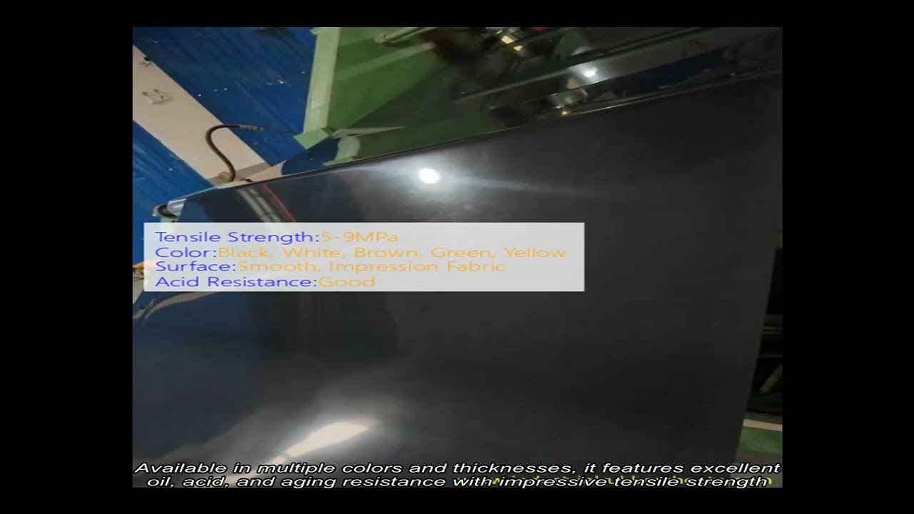 Fluorubber High Temperature Rubber Sheet Smooth Surface and 10m-20m Length with Fluorubber