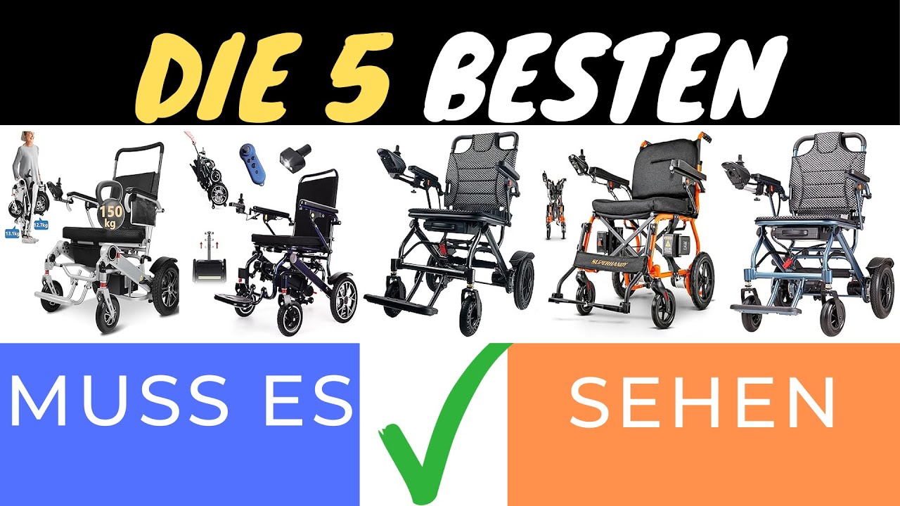 DIE BESTEN FALTBAREN ELEKTROROLLSTÜHLE 2025 🚀 | MOBILITÄT & KOMFORT FÜR JEDEN! 🦽✨