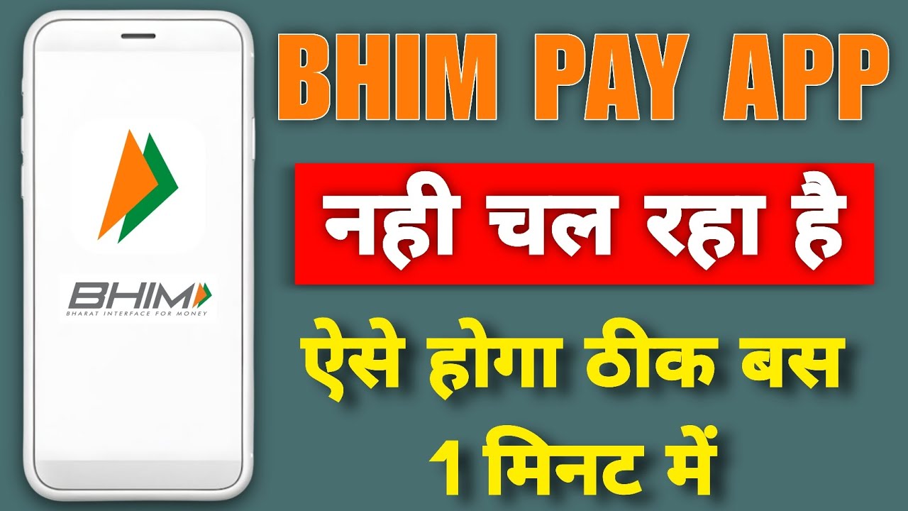 Bhim Pay app is not working Bhim Pay app is not opening