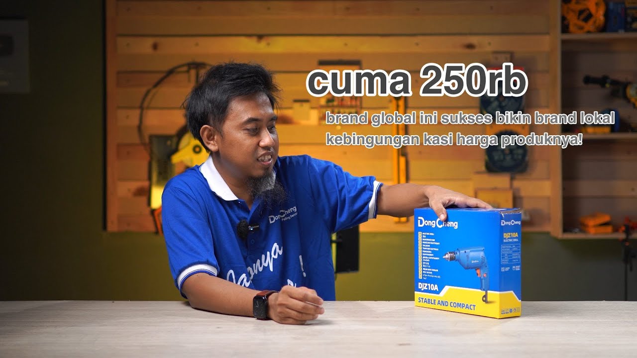 Bor murah yg bisa jd pertimbangan!! - DONGCHENG DJZ10A ELEKTRIC DRILL BOR LISTRIK KABEL 10MM