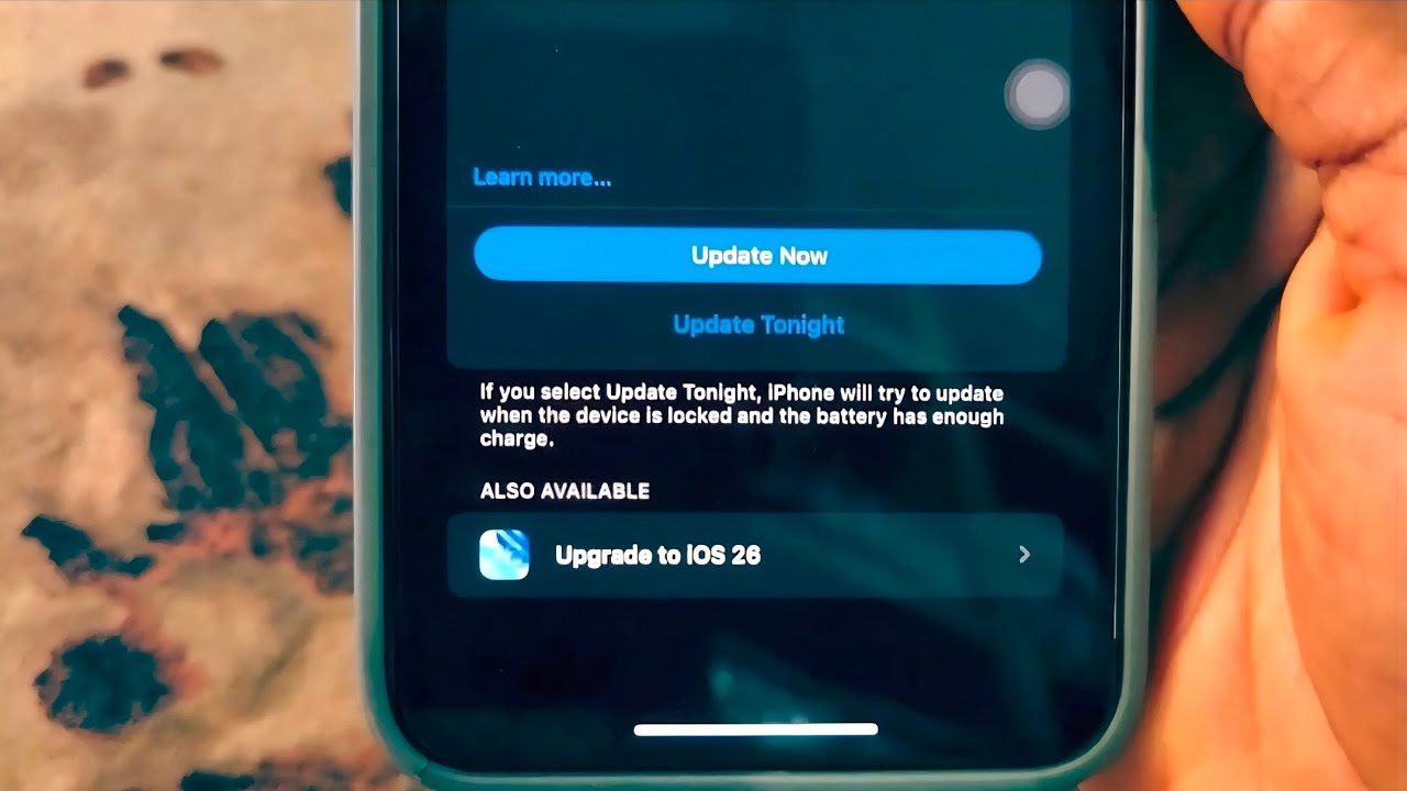 Nowa aktualizacja oprogramowania iOS 26 dla Apple iPhone