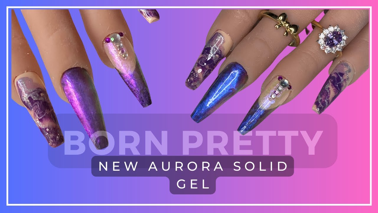 Born Pretty Review NEW Aurora Non Stick Extension Gel | It's Amazing!!