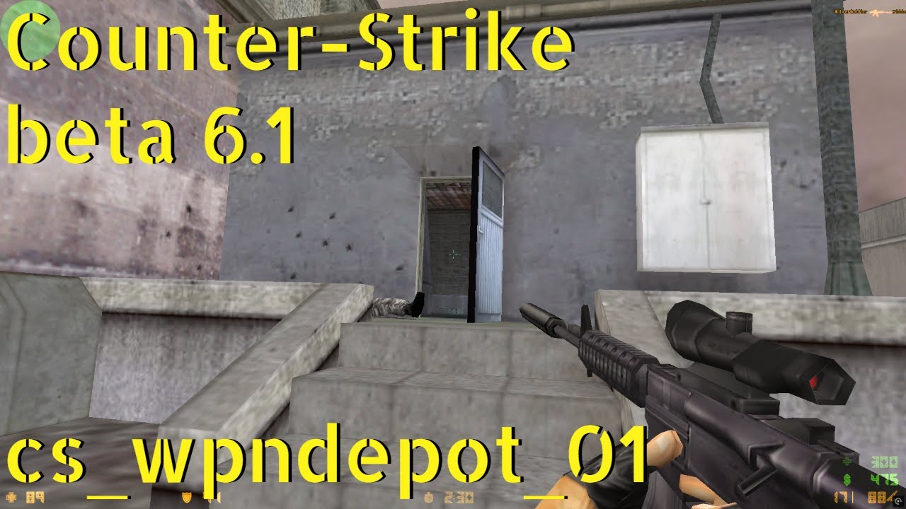 Counter-Strike beta 6.1 cs_wpndepot_01 online gameplay - November 2025