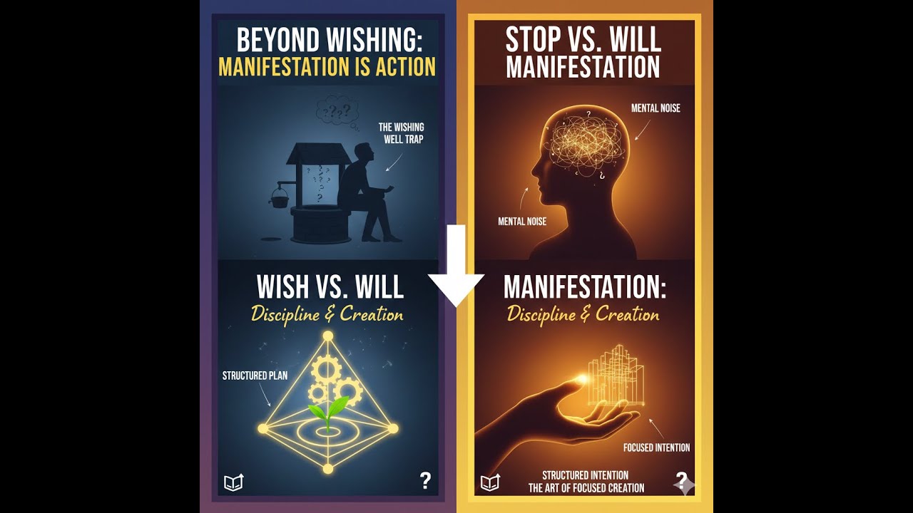 Beyond Wishing: Why Manifestation is an Art of Action (Not Just Thought) 🧠💪