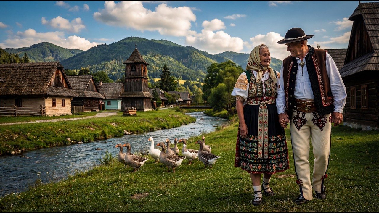 Эта горная деревня не менялась 200 лет 🌿 Скрытое чудо Словакии