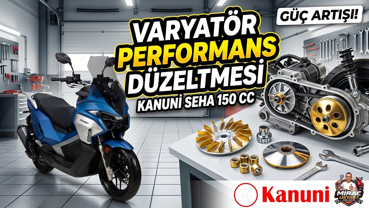 2023 KANUNİ SEHA 150 CC VARYATÖR GENEL BAKIMDA NELER YAPTIM