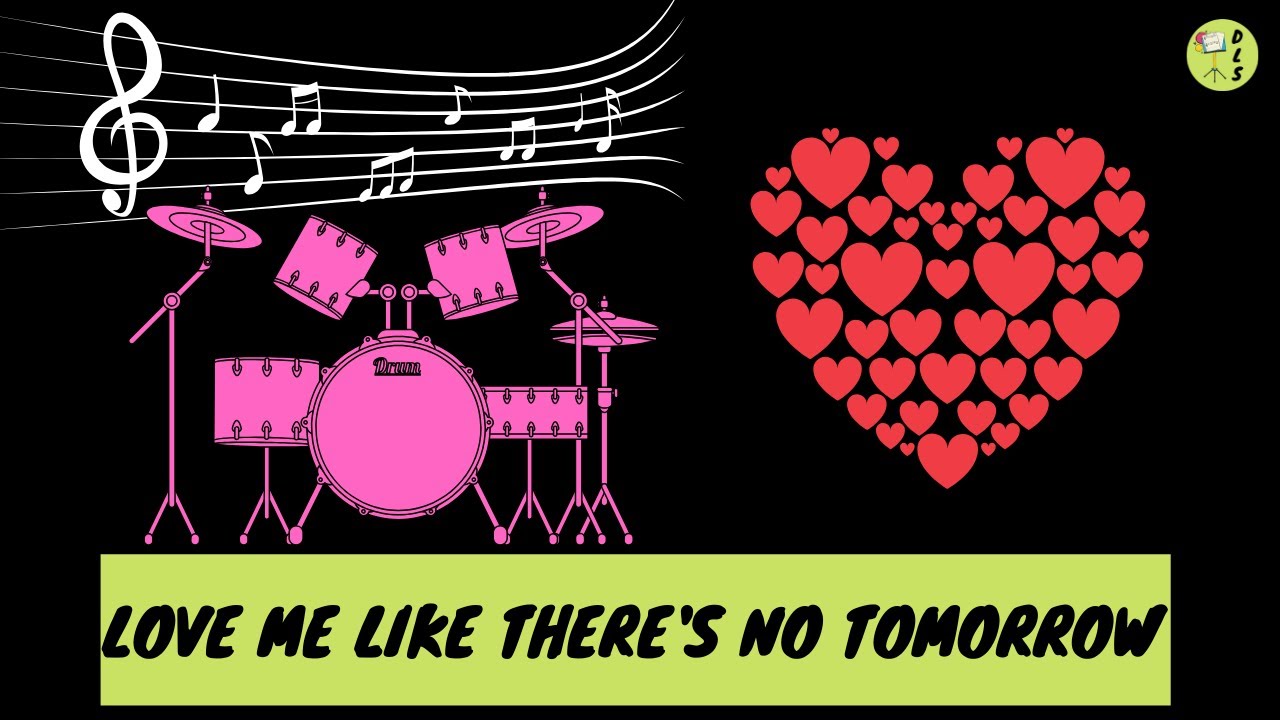 Love me like there's no tomorrow - Freddie Mercury || FREE drum sheet music/score and drum cover