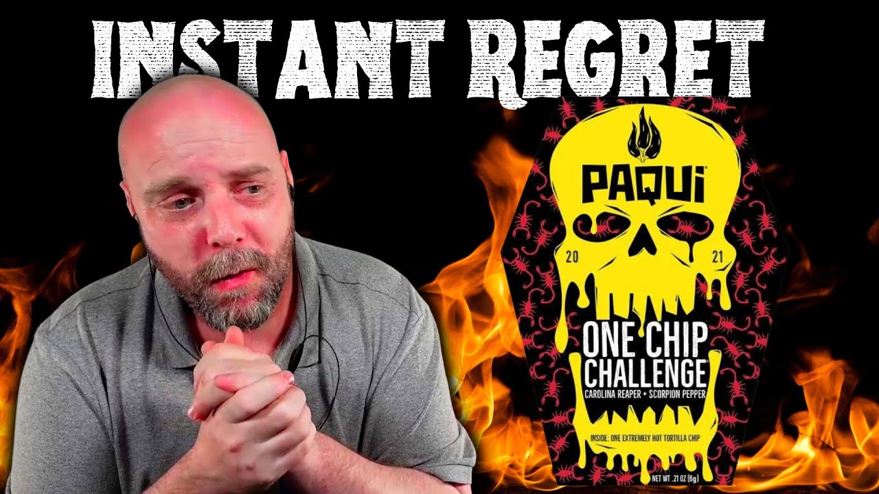 Rob Tries *The One Chip Challenge* - Spicy food reaction! NEVER AGAIN!!