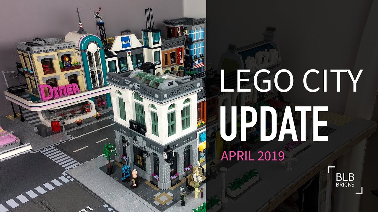 LEGO City Update - April 2019 Improved Layout & New MOCs