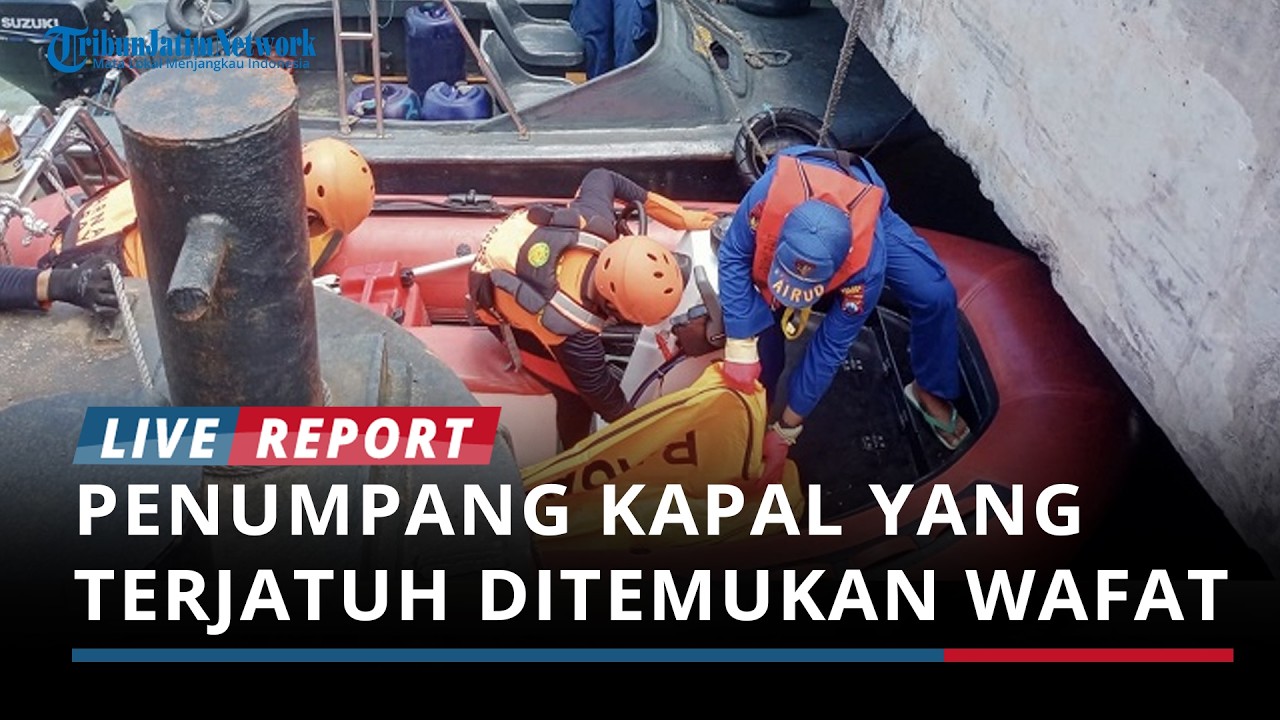 Tiga Hari Pencarian, Penumpang Kapal yang Terjatuh di Perairan Gresik Ditemukan Meninggal Dunia