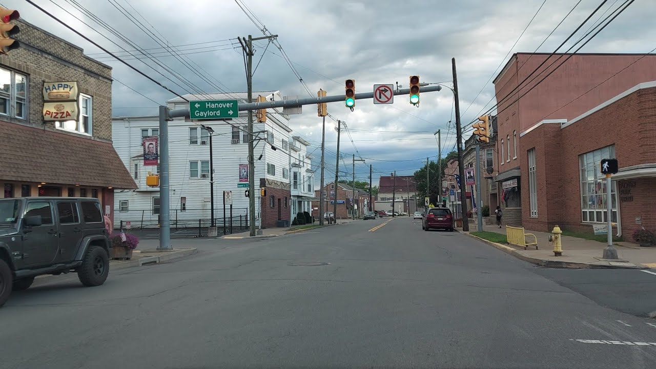 Driving from Edwardsville to West Nanticoke, Pennsylvania