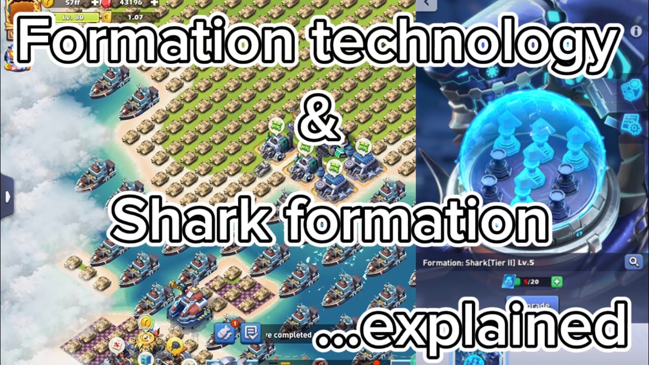 TOPWAR: NEW Formation Technology & Shark Formation….explained