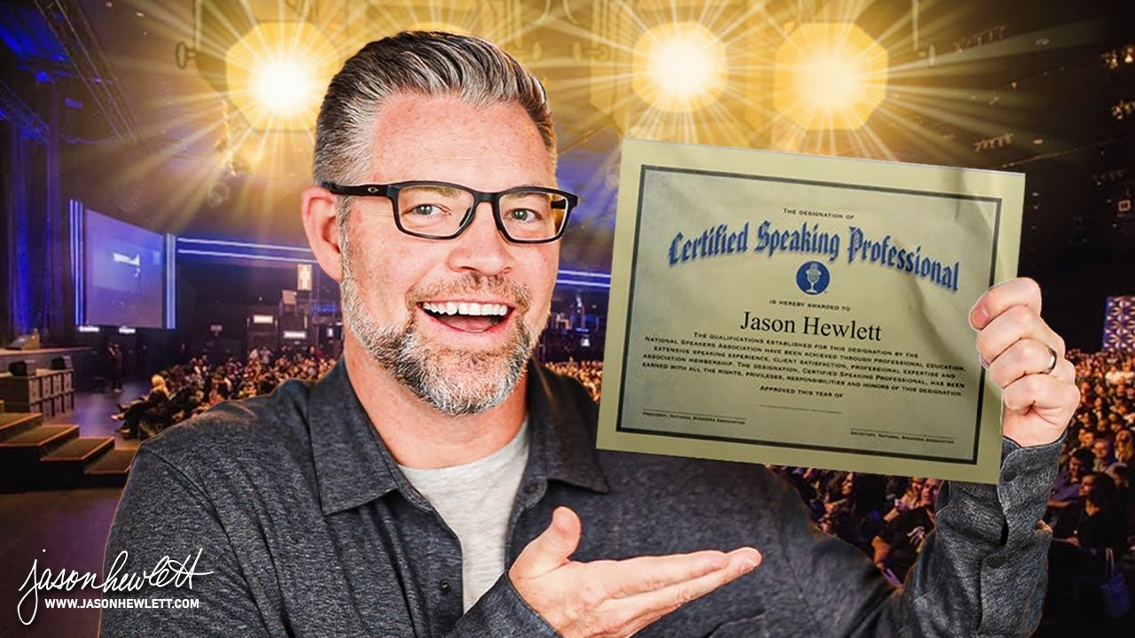How To Become A Certified Speaking Professional