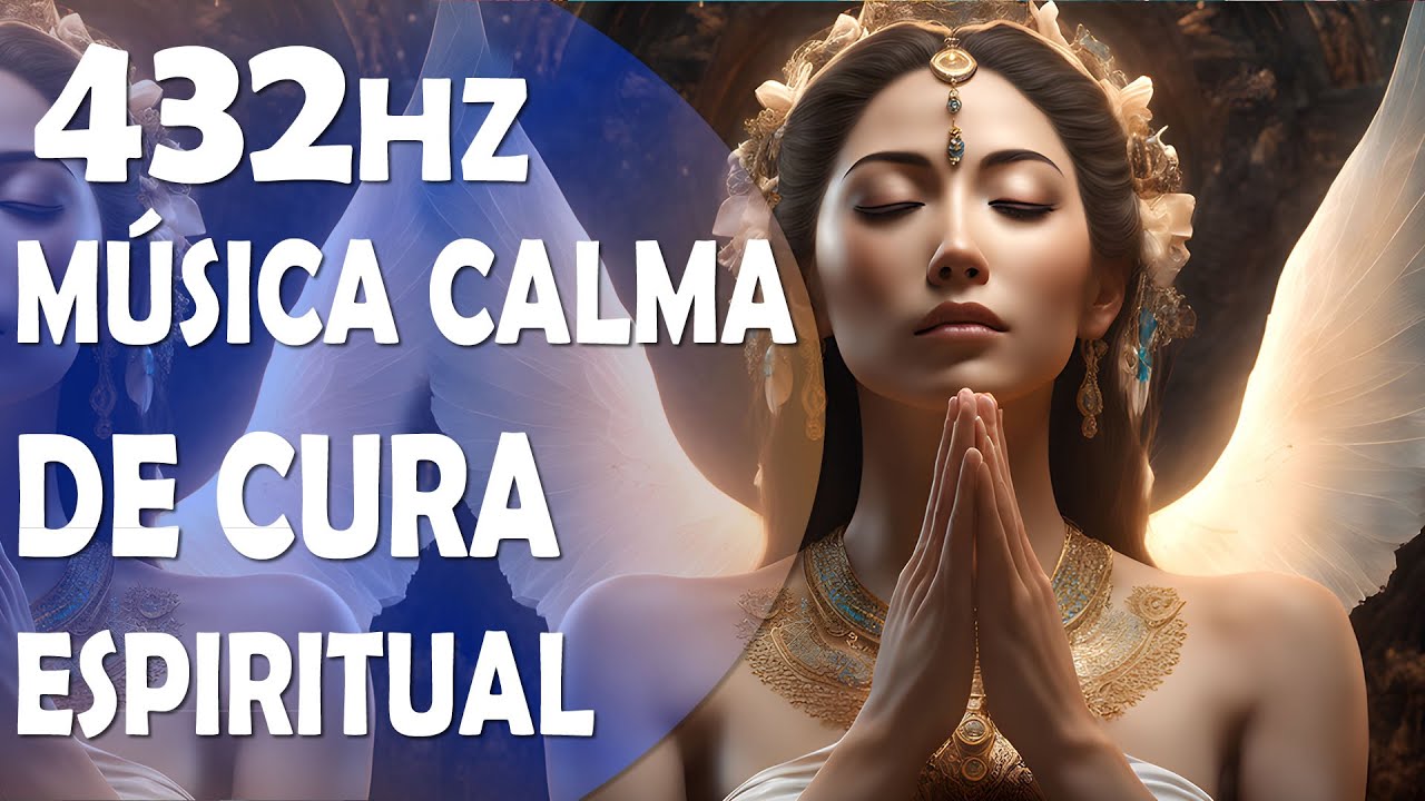 Música de Cura Espiritual | Mixada com Solfeggio 432Hz | Sono Profundo com Tela Escura.