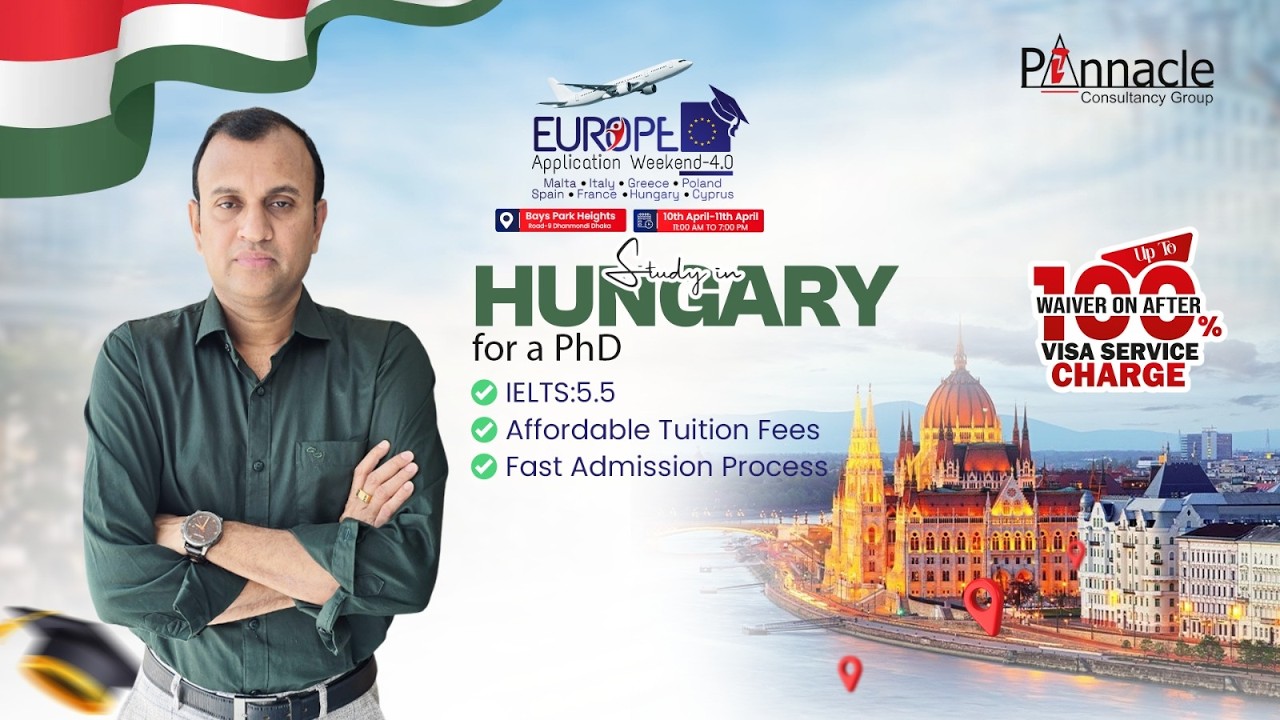 PhD in Hungary | Low IELTS & Affordable Tuition Fee | Europe Application Weekend 4.0