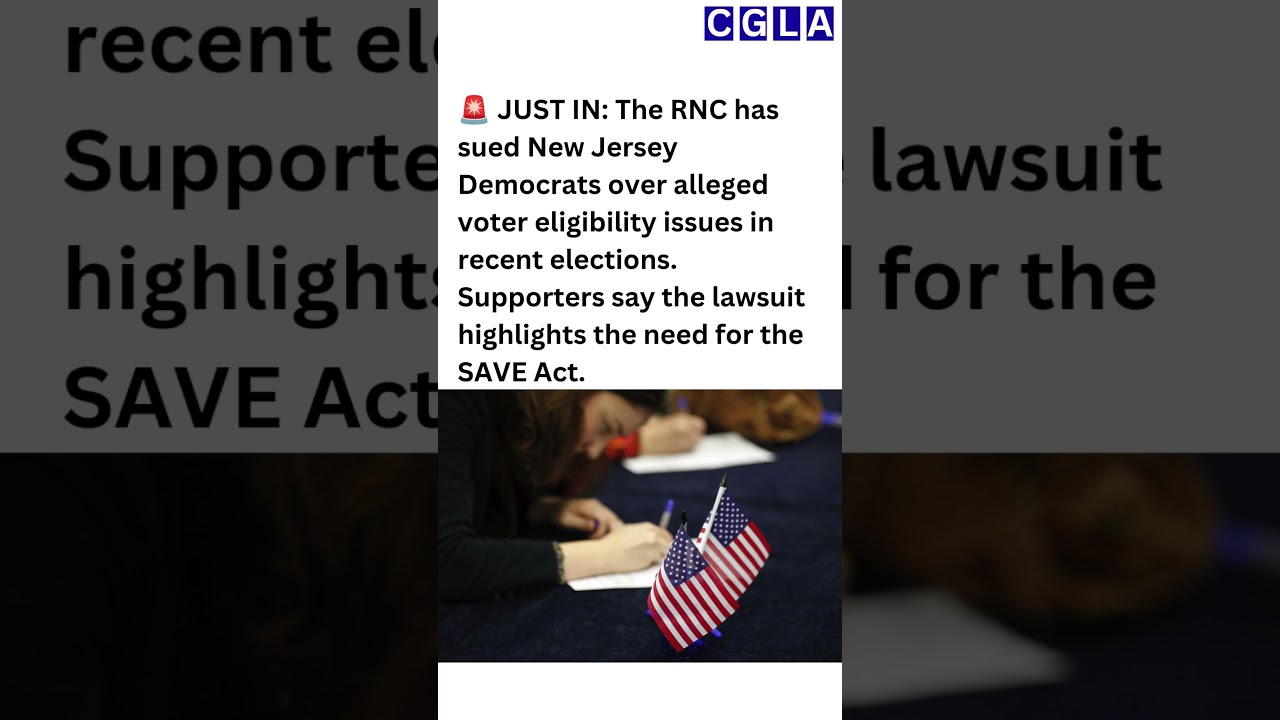 RNC Sues NJ Democrats 🚨