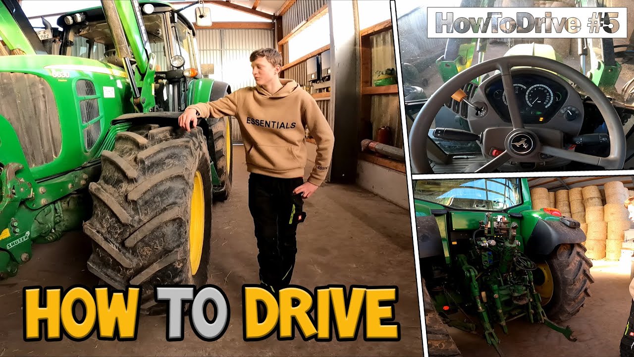 HowToDrive #5 | John Deere 6630 Premium - Erklärung & Probefahrt | CabView, Sound