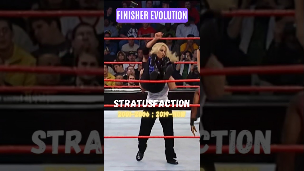 Every FINISHER of Trish Stratus ! #shorts #wwe #attitudeera