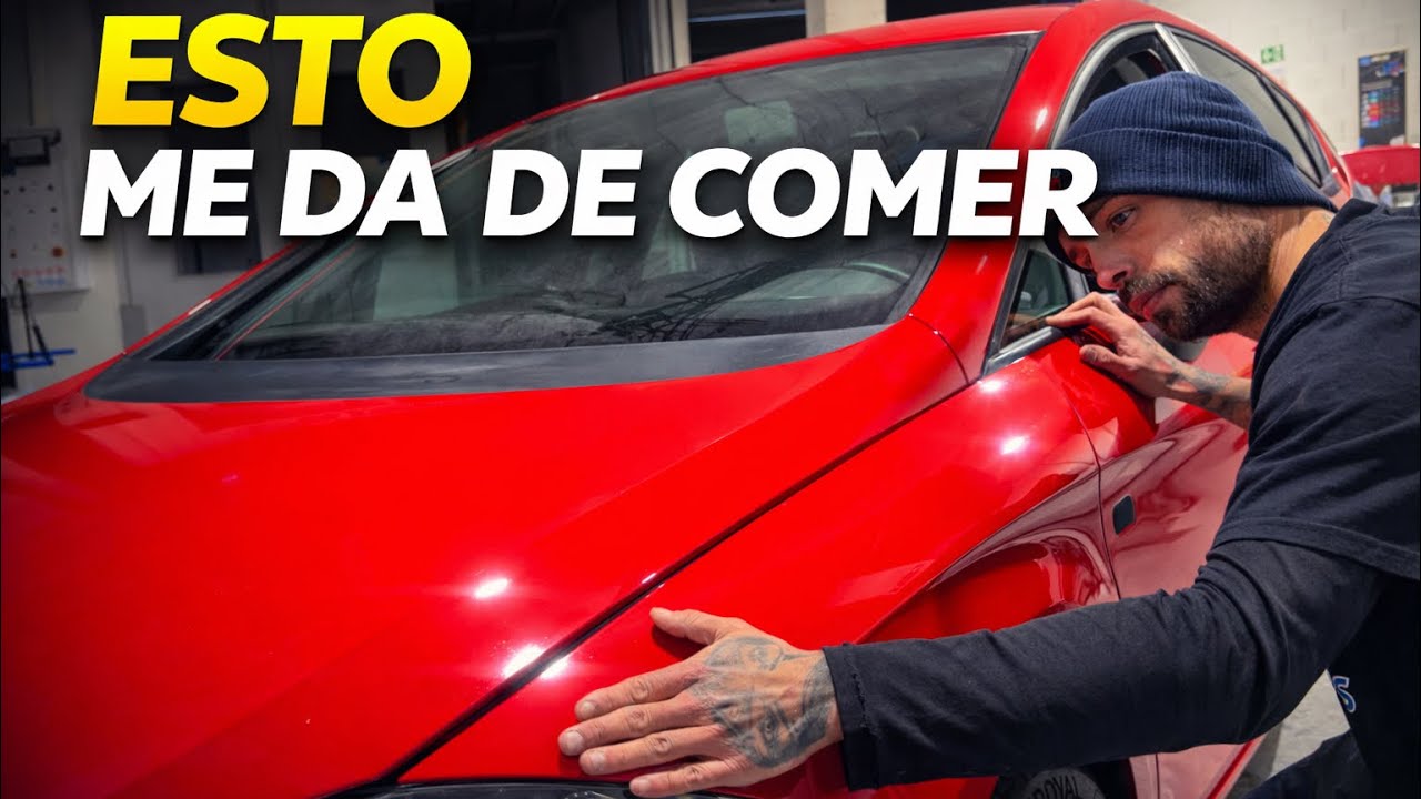 La realidad de vivir pintando coches