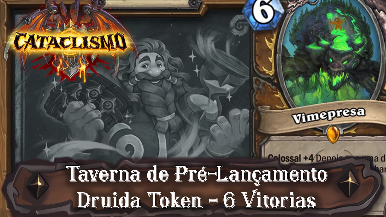 Taverna de Lançamento - Druida Token - 6 Vitórias