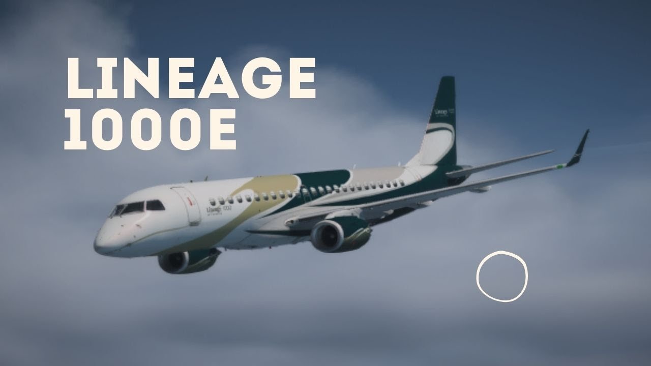 Lineage 1000E de la Embraer - revizuire a jetului privat