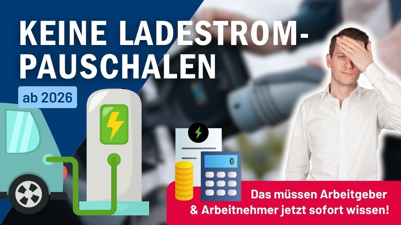 ⚡ BMF kippt die Ladestrom-Pauschalen ab 2026!