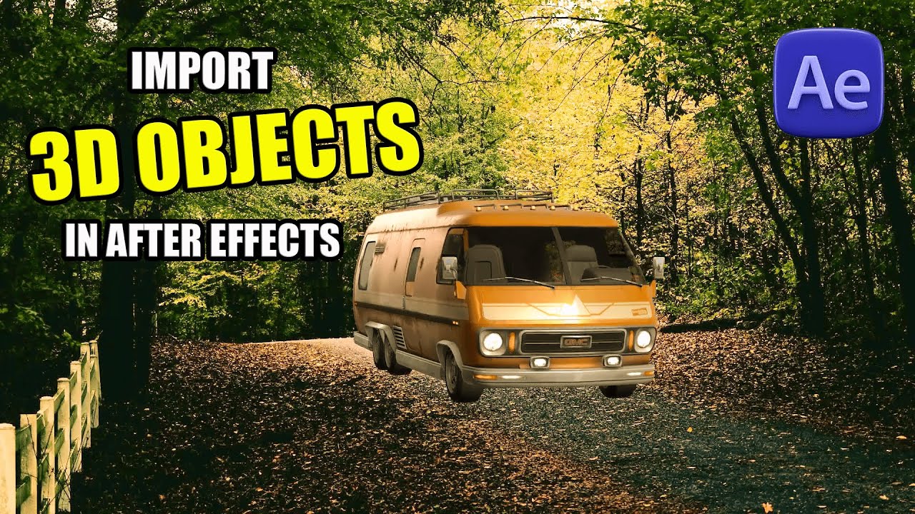 How to Import 3D Models into After | After Effects Tutorial