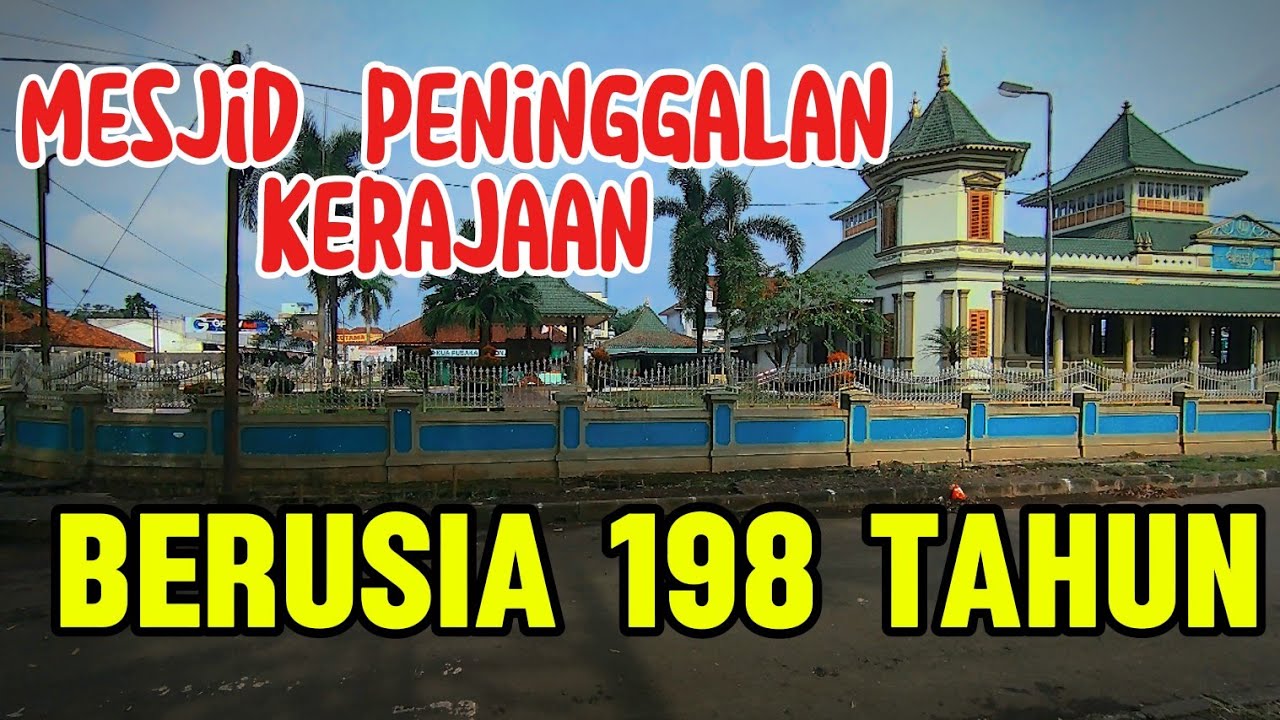 Masjid Mewah Berusia 198 Tahun! Sejarah Megah Masjid Agung Manonjaya yang Masih Berdiri Kokoh