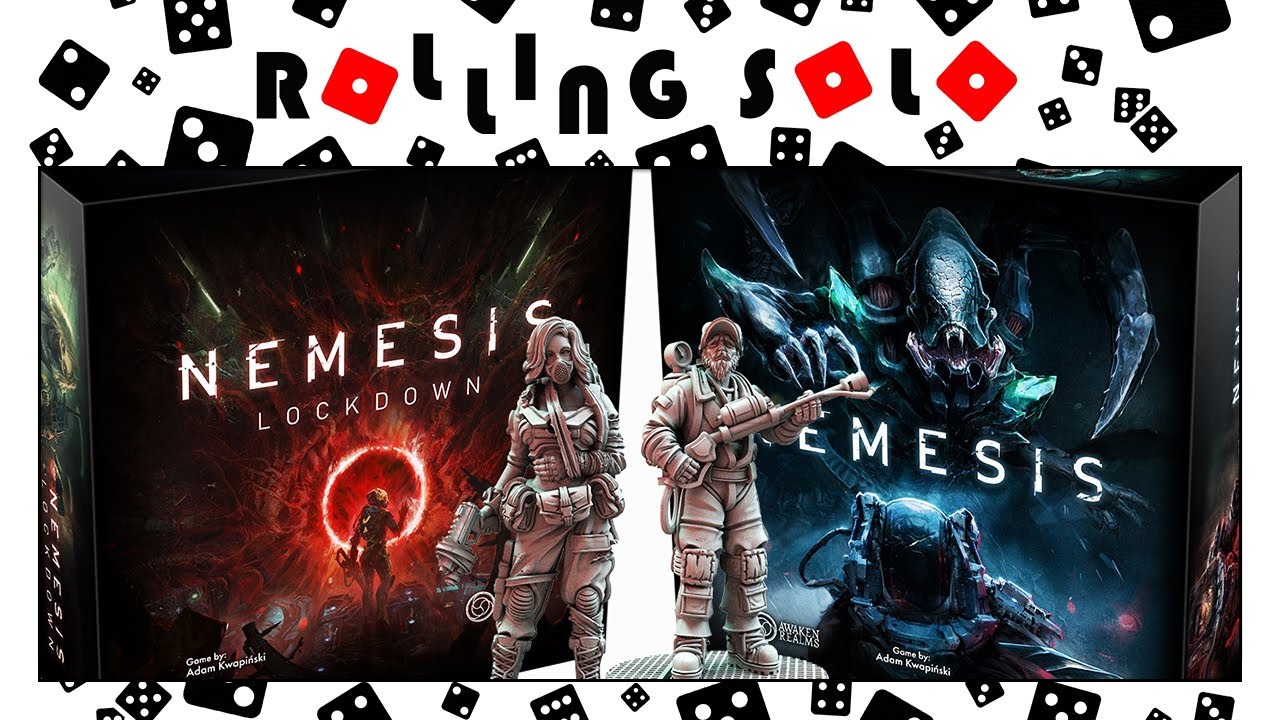 Nemesis Lockdown | Kickstarter Preview | Solo Playthrough