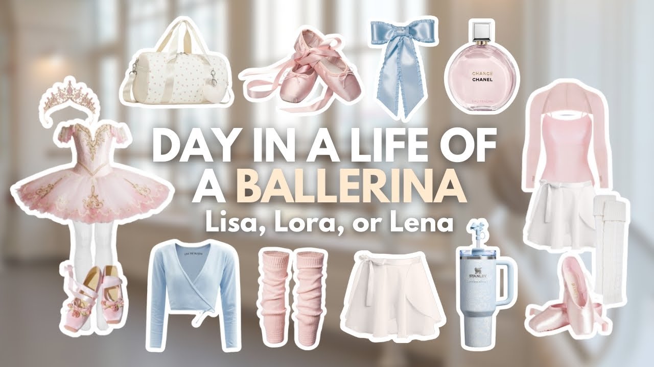 Day in a life of a BALLERINA 🩰🎀🦢 | Lisa, Lora or Lena