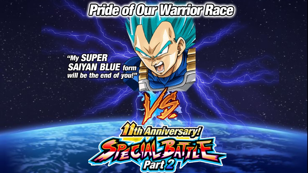 NEW EZA INT Blue Vegeta VS Special Battle Part 2! DBZ Dokkan Battle