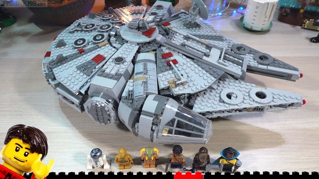 Build ⏩  LEGO Star Wars Millennium Falcon 75257 time lapse