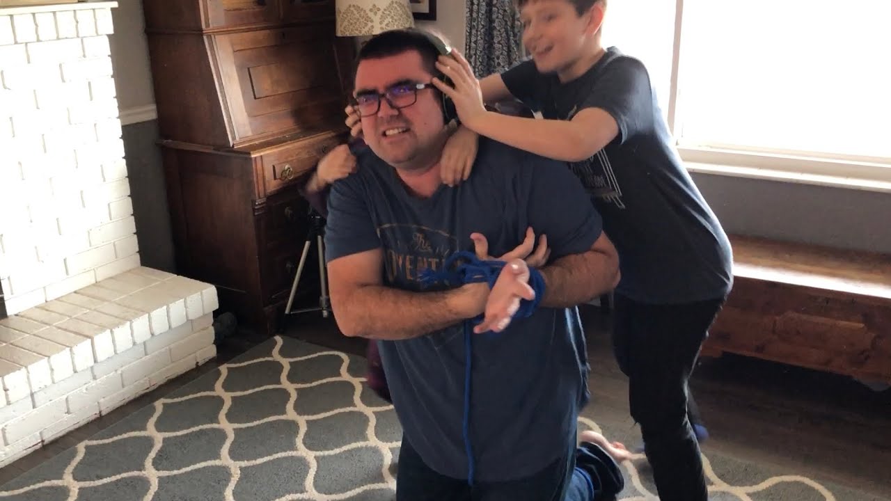 Kid Temper Tantrum Ties Up Daddy And Makes Him Listen To Baby Shark Song For Hours  [ Original ]