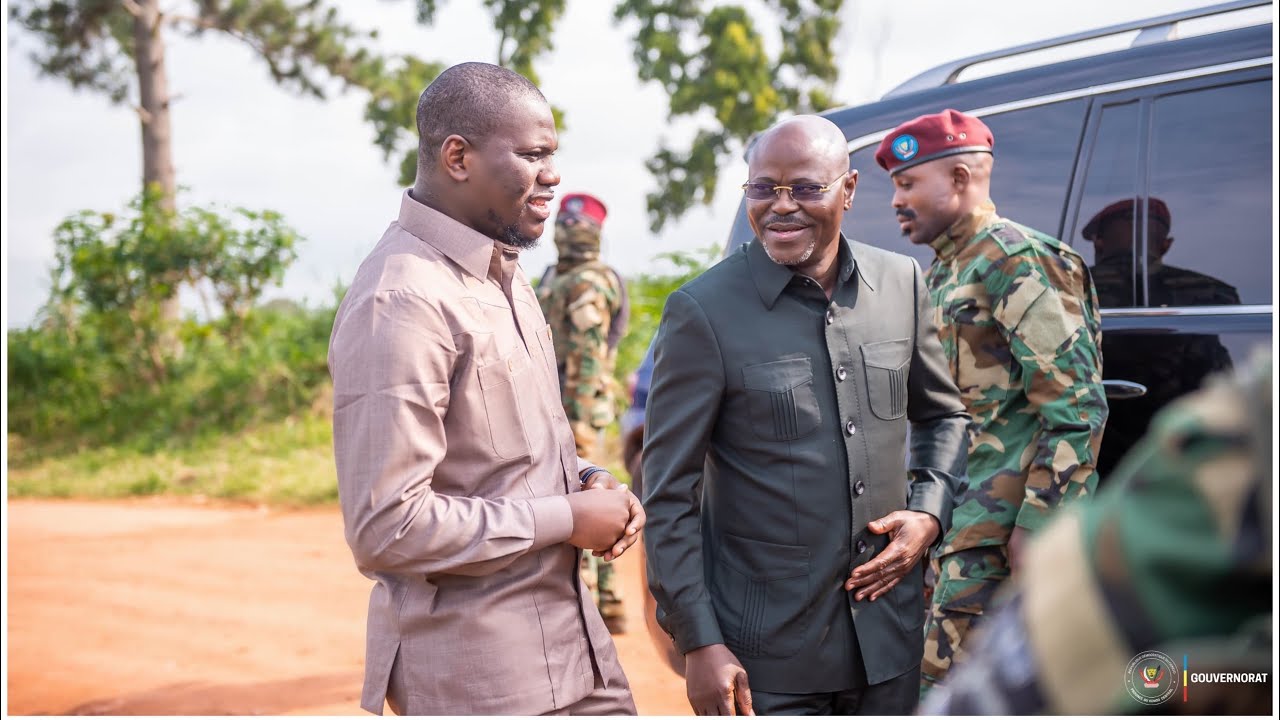 Le Vice-Premier Ministre Guy Kabombo Accueilli par le Gouverneur Grâce Bilolo au Kongo Central