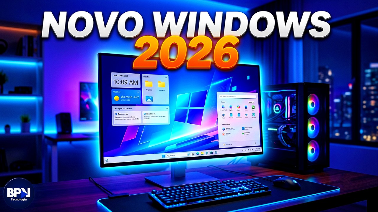 FIM DO MIST&Eacute;RIO! Microsoft Revela o NOVO Windows 11 2026!