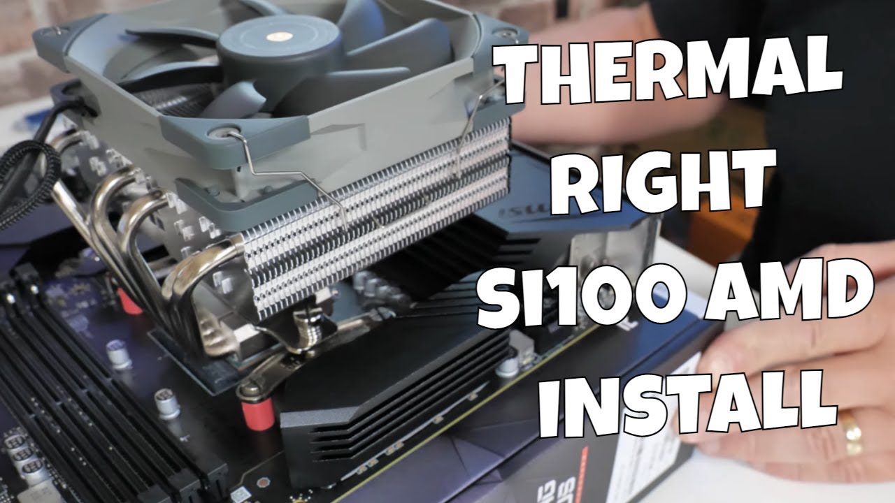 Руководство по установке низкопрофильного процессорного кулера Thermalright Classic SI 100 AM4 AM5