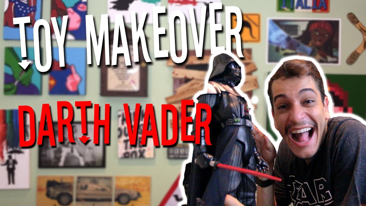 REFAZENDO O DARTH VADER (Toy Makeover) - Victor Lamoglia