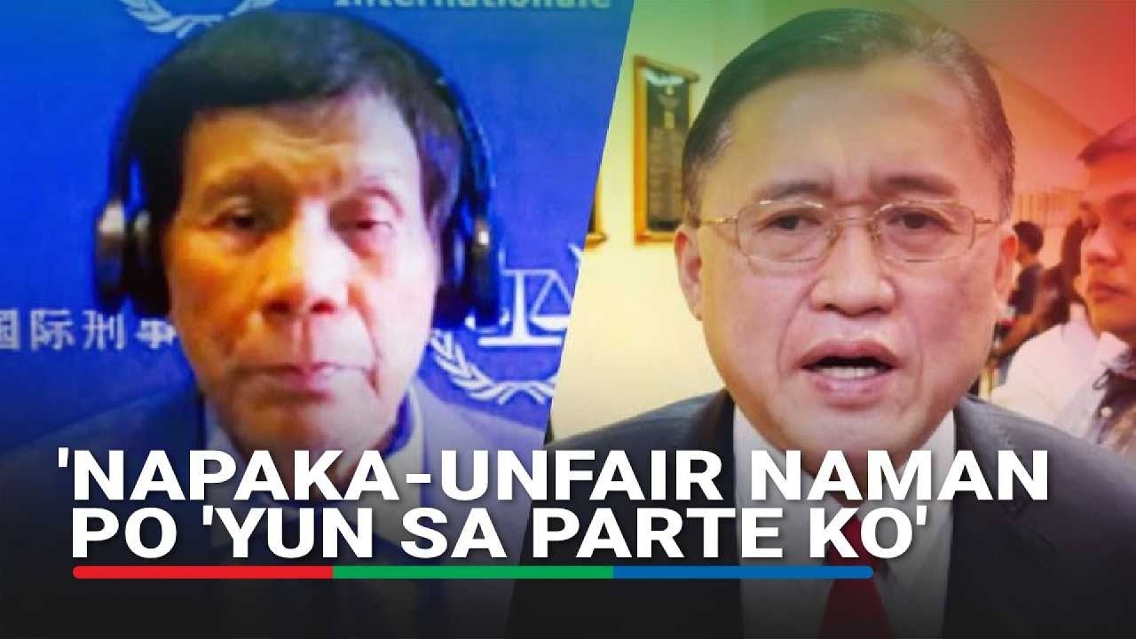 Bong Go tinawag na 'napaka-unfair' ang posibleng kaso ng ICC