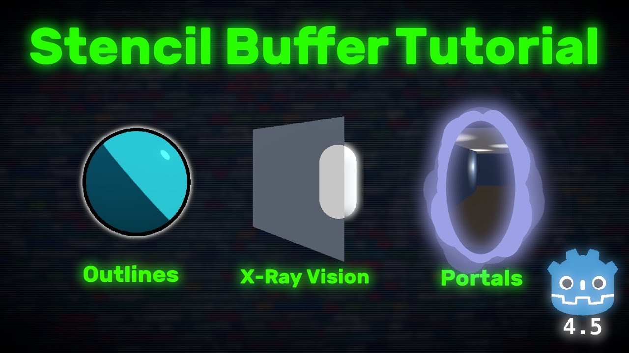 Godot 4.5 Stencil Buffer Tutorial