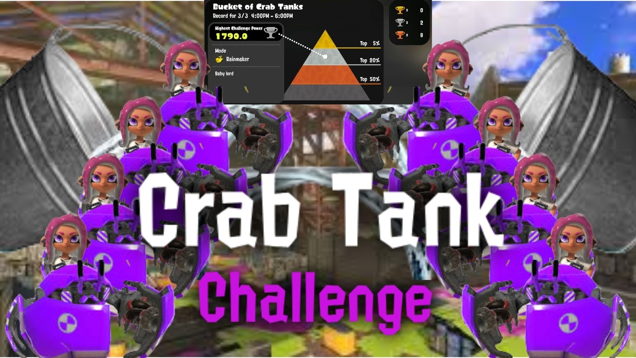 Crab Tank Challenge Splatoon 3!!!