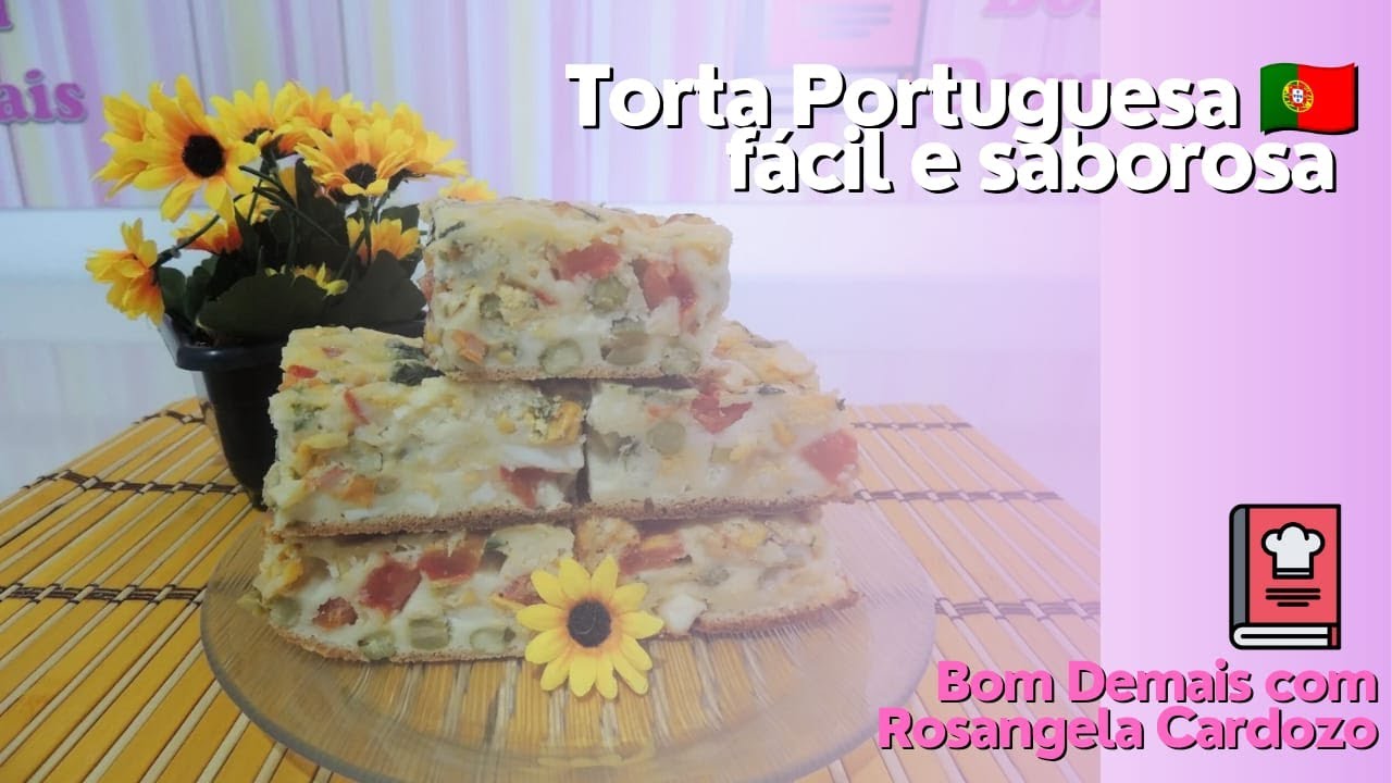 Torta Portuguesa, fácil e saborosa