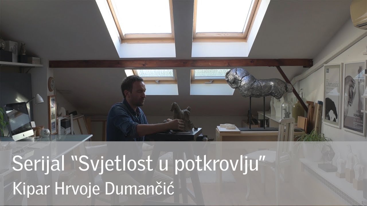 Uređeno potkrovlje uz iznimnu dnevnu svjetlost kipara Hrvoja Dumančića