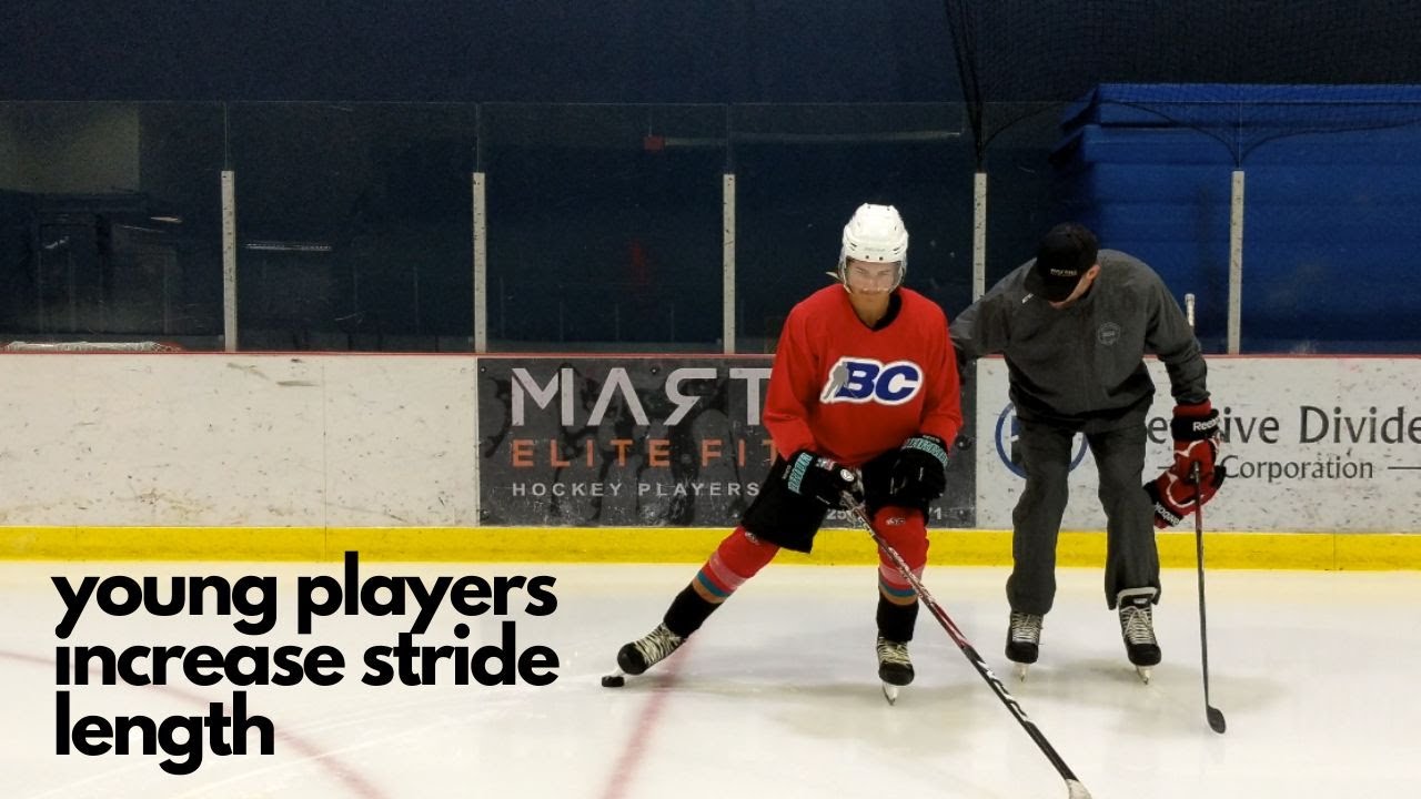 Easiest Way To Lengthen Skating Stride - For Younger Players