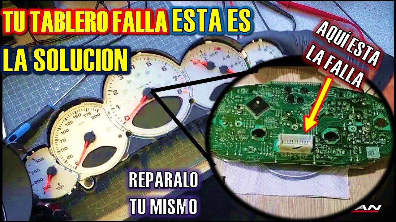 Por que falla el tablero del auto SOLUCION - Repara el tablero de tu auto SOLUCION