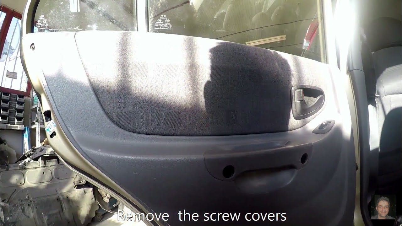 Hyundai Accent  rear door panel removal